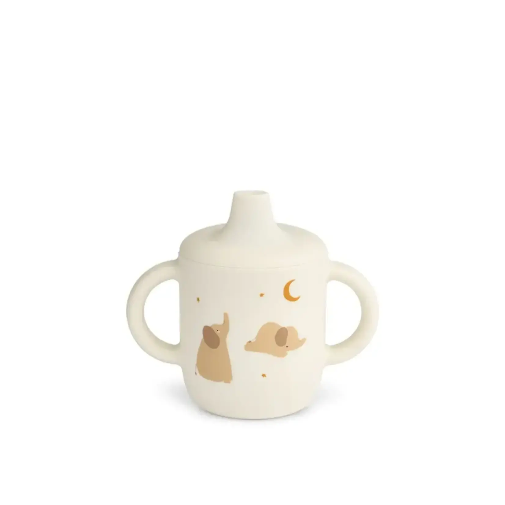 Liewood Neil Sippy Tasse Apprentissage Bébé à Bec Elephant / Creme de la creme
