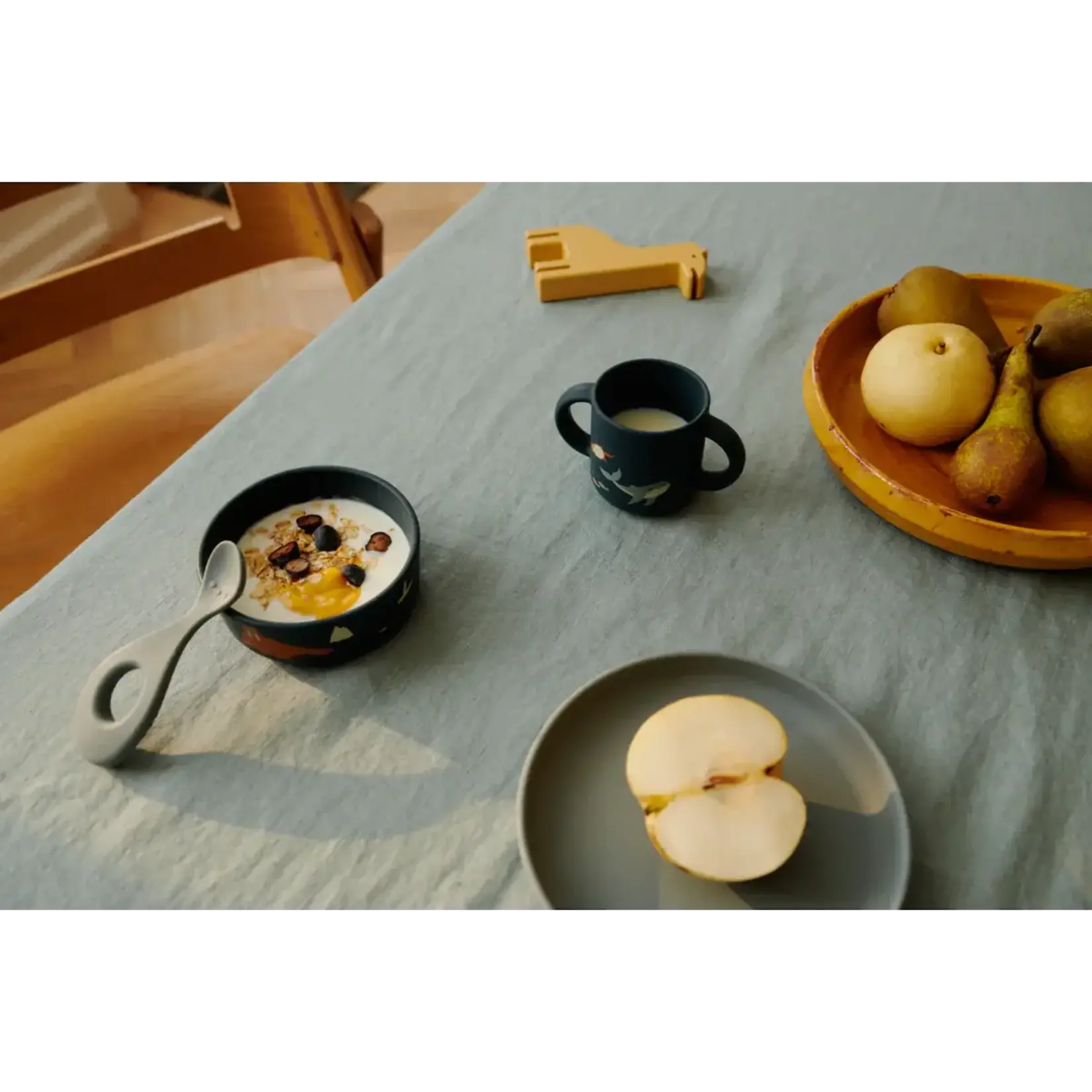 Liewood Vivi Set Repas Bébé en Silicone Arctic Sea / Ocean View