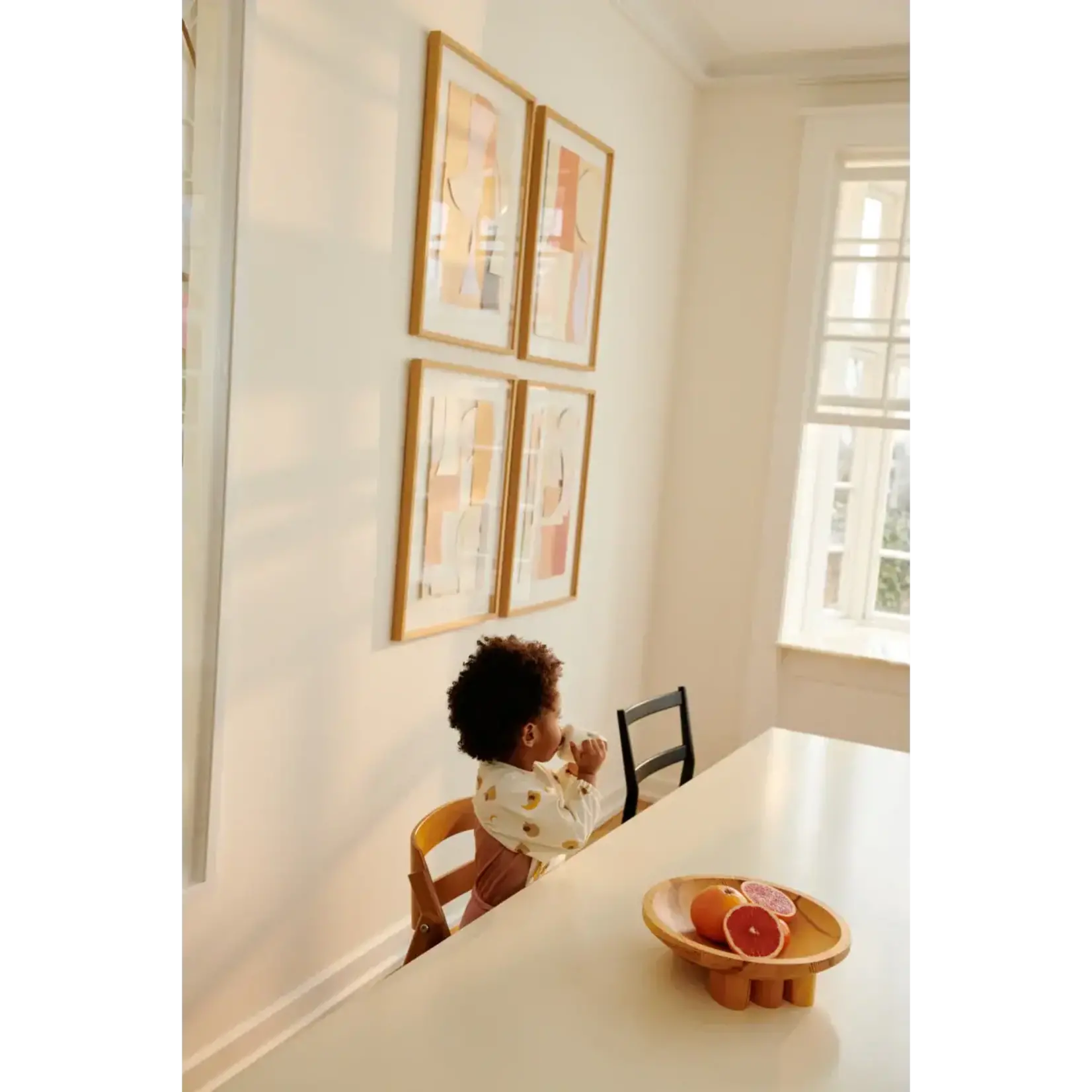 Liewood Merle Bavoir à Manches Silicone Elephant / Creme de la Creme