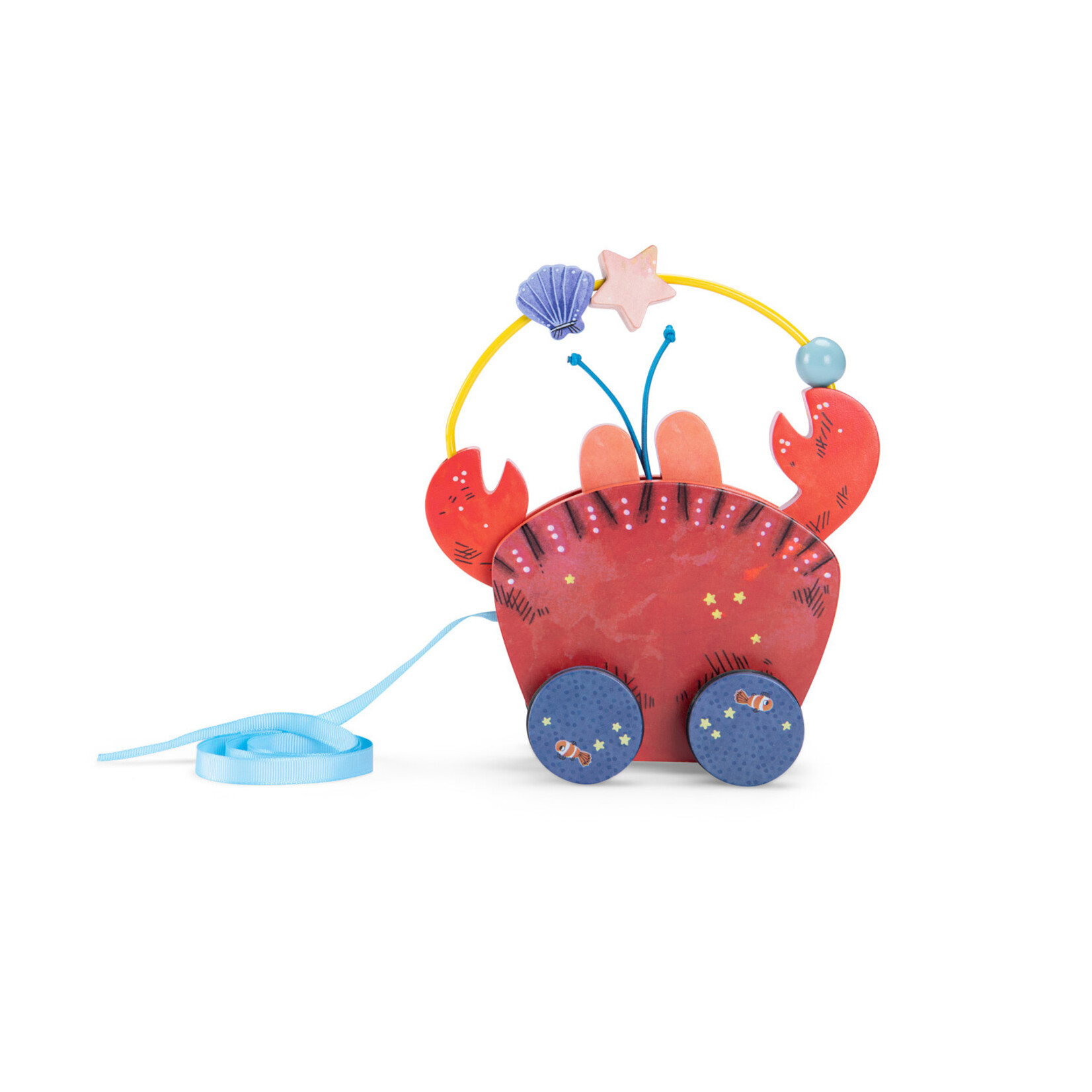 Moulin Roty Crabe à Tirer Les Aventures de Paulie - Dès 12M