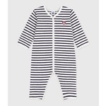 Petit Bateau Dors Bien Pyjama Bébé Sans Pieds Imprimé Marinière Coton Bio