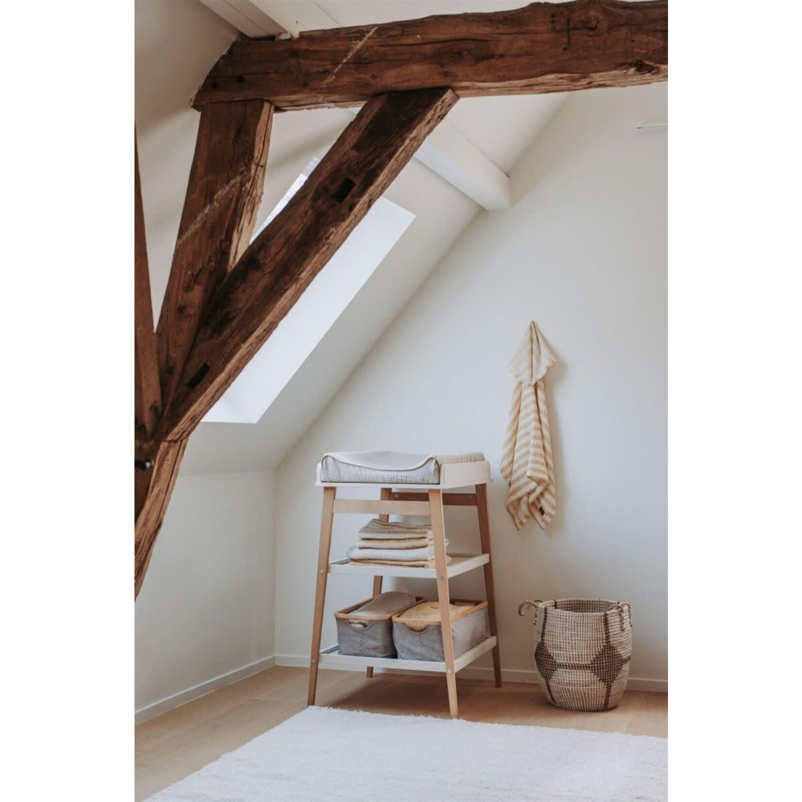 Quax Table à Langer Hip Argile Naturel