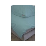 Kadolis Housse de Couette + Taie Coton Bio - Bleu Petrole  140x200CM