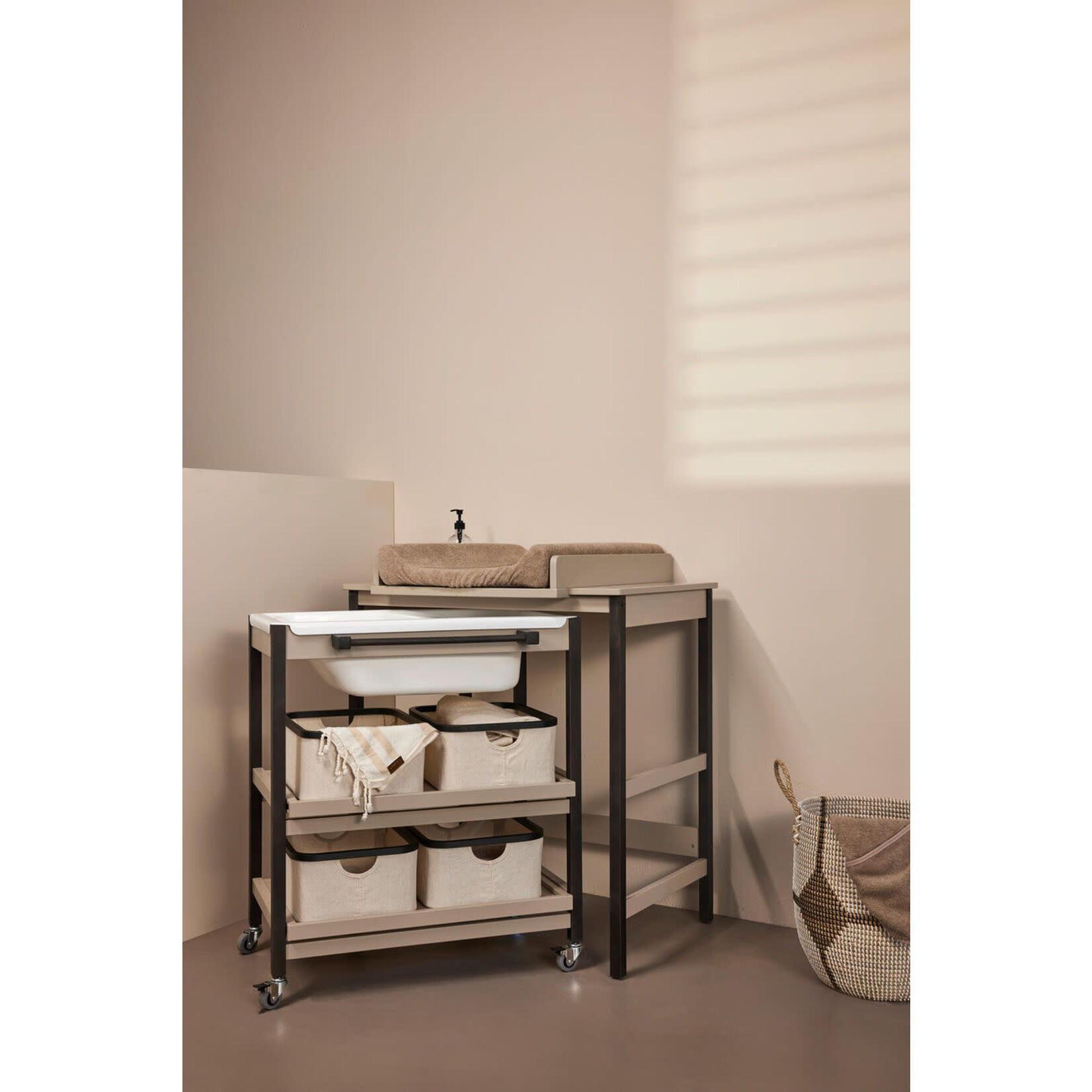 Quax Meuble Table à langer + bain smart