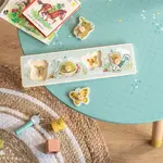 Moulin Roty Puzzle Encastrable 4 Animaux Trois Petits Lapins - Dès 12M