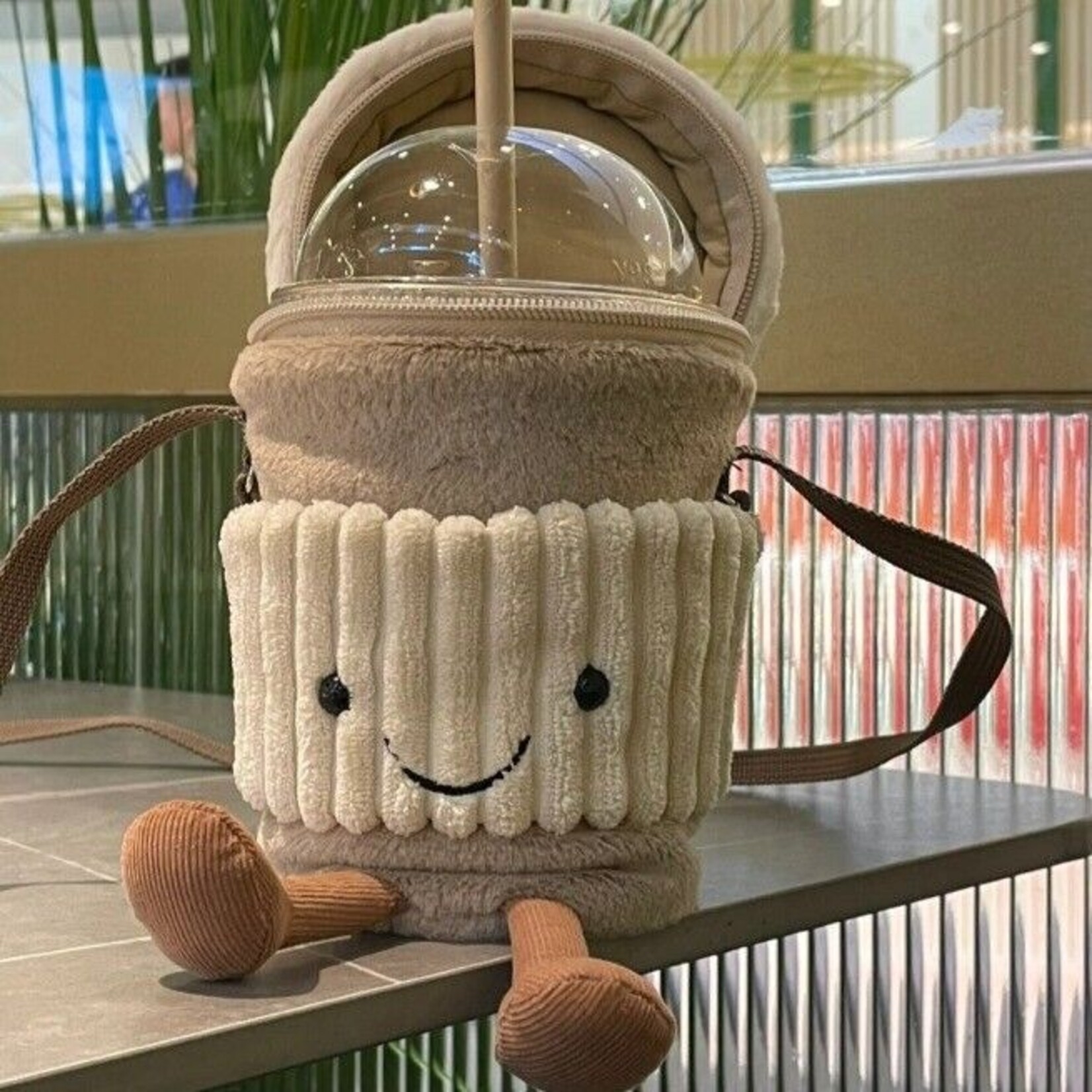 JellyCat Amuseable Coffee-To-Go Bag