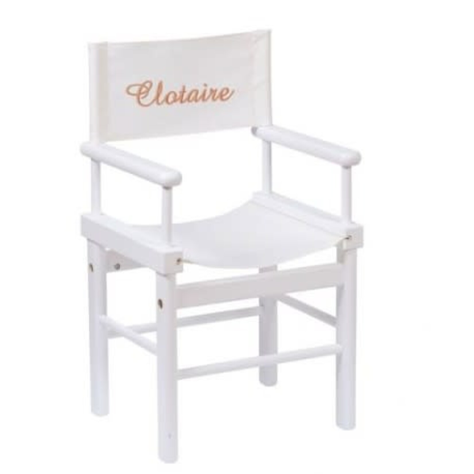 Moulin Roty Nouveau Chaise metteur en scène Blanc Crème