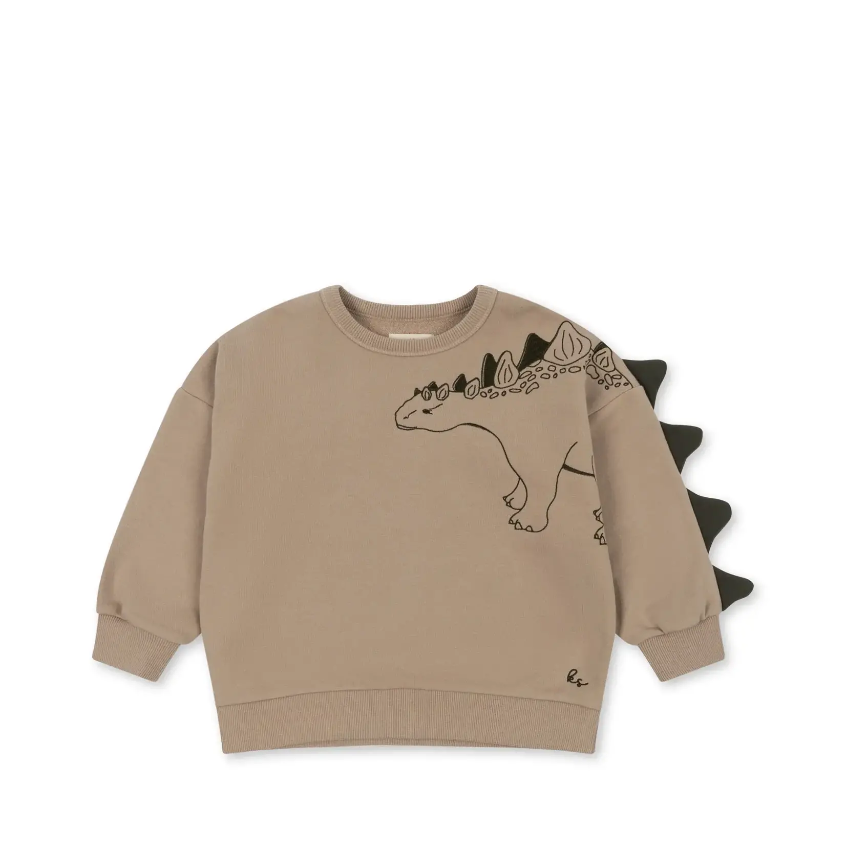 Kongessloejd Lou animal pull avec pics de Dino gots Oxford Tan