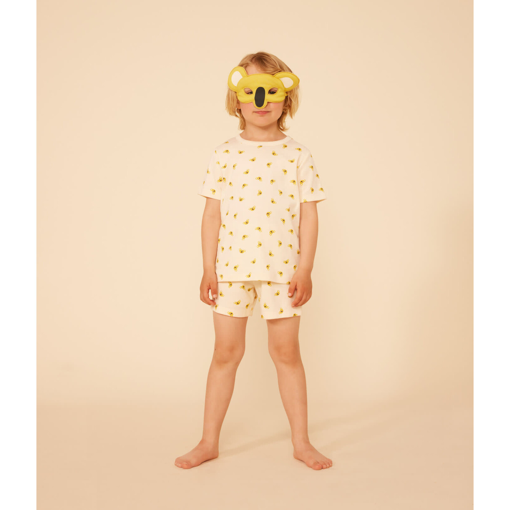 Petit Bateau Pyjama Short Eté Mixte Koala + Masque Déguisement