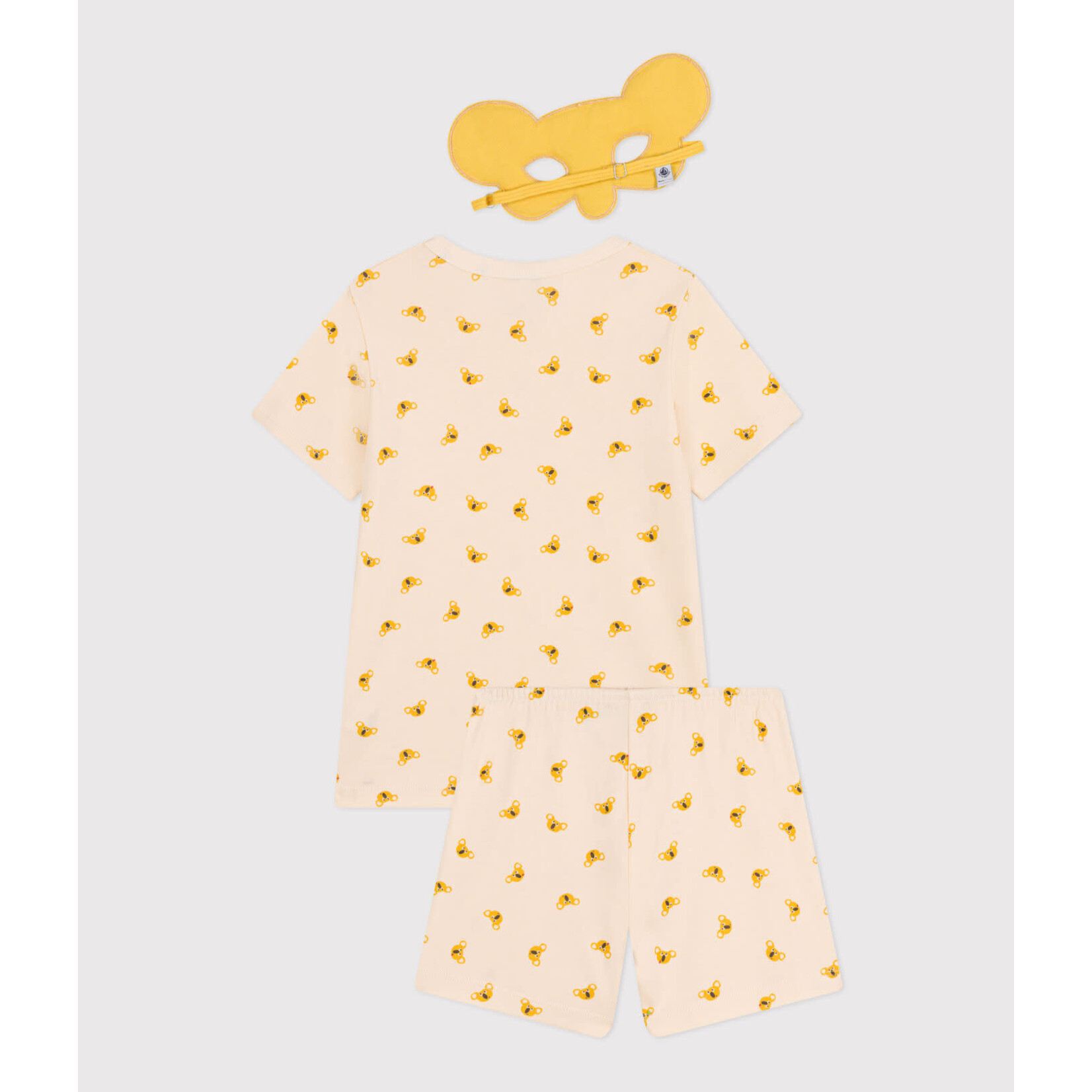 Petit Bateau Pyjama Short Eté Mixte Koala + Masque Déguisement