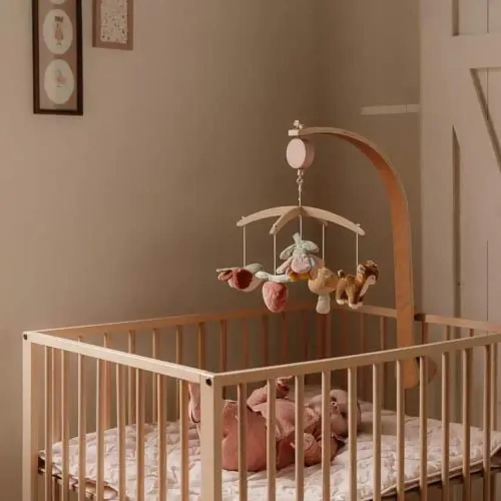 Little Dutch Mobile Musical en Bois - Rose Fairy Garden