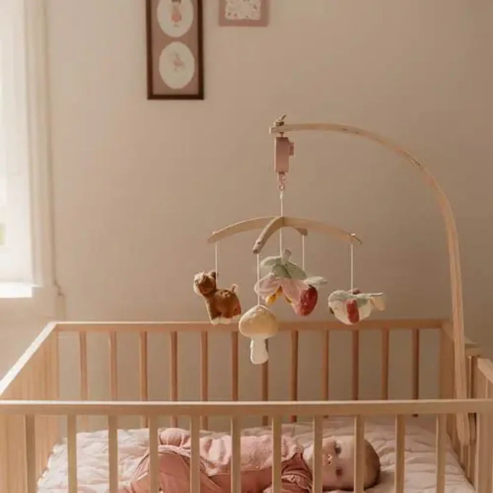 Little Dutch Mobile Musical en Bois - Rose Fairy Garden