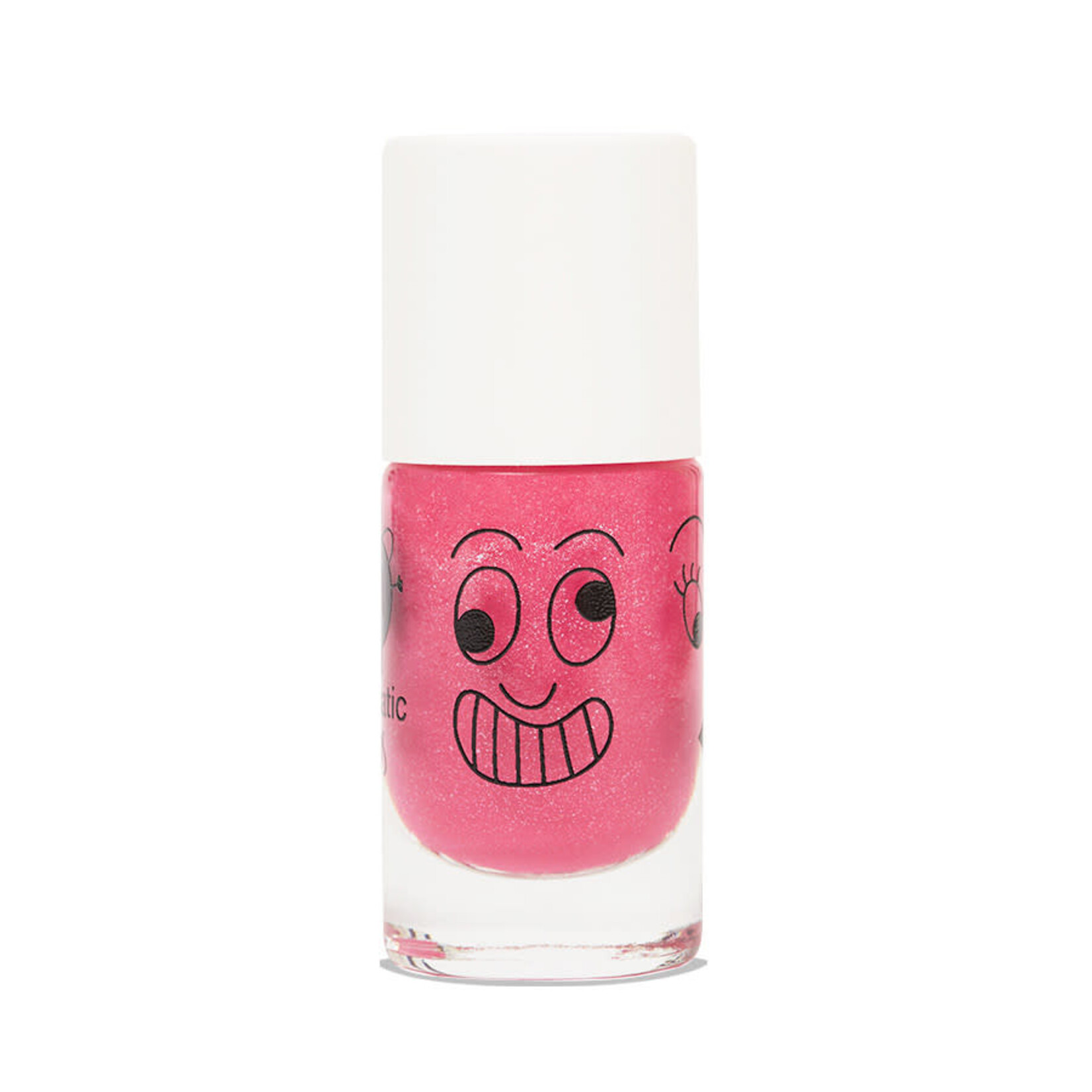 Nailmatic Vernis Enfant à Base d'Eau - Rose Bonbon Pailleté