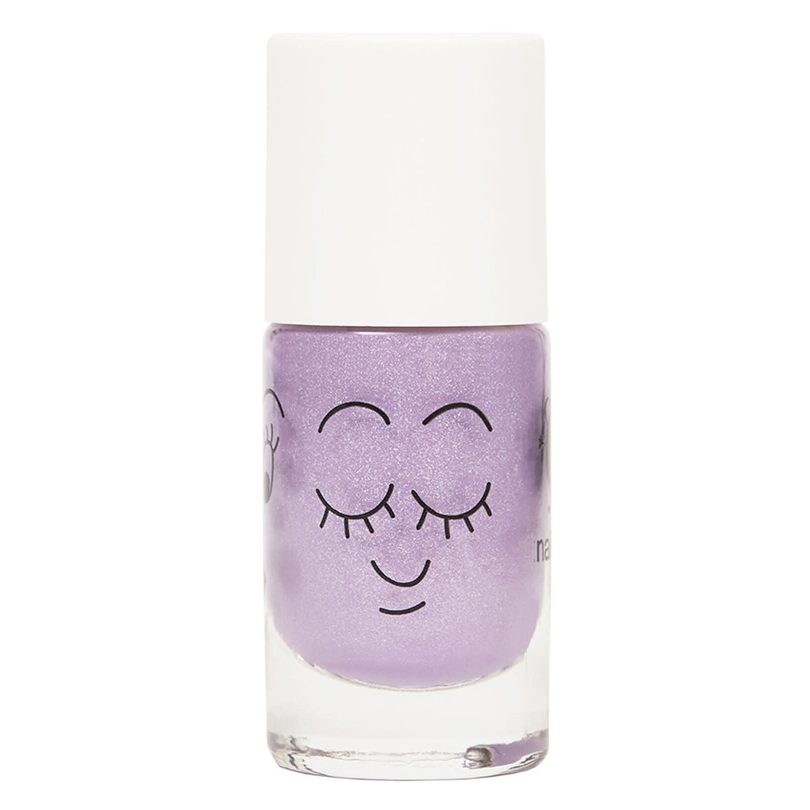 Nailmatic Vernis à Ongles Enfant à Base d'eau - Piglou Violet Pailleté
