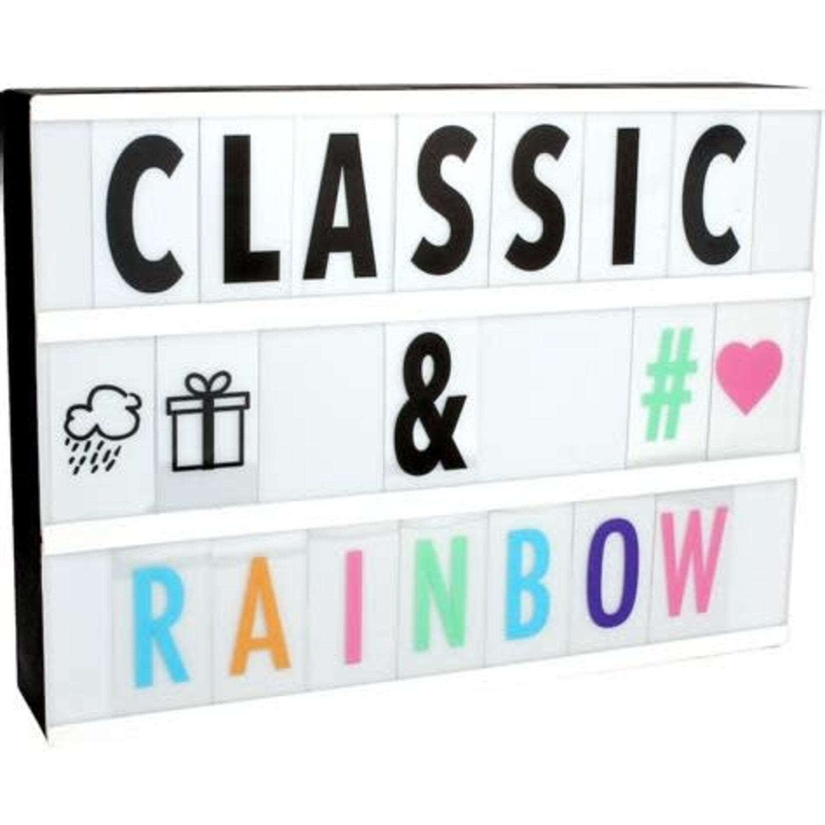 Lightbox Set Numbers & Symbols