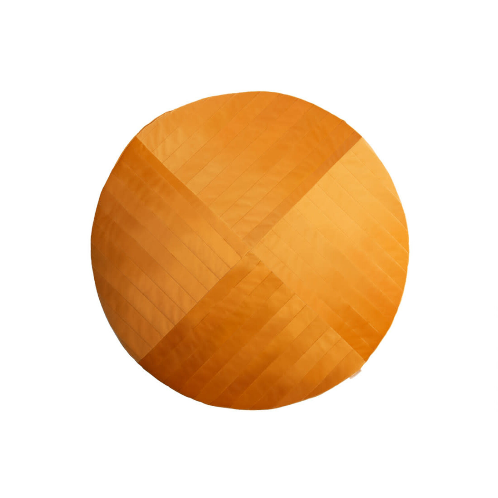 Nobodinoz Tapis Rond Velvet Kilimanjaro Farniente Yellow 105CM