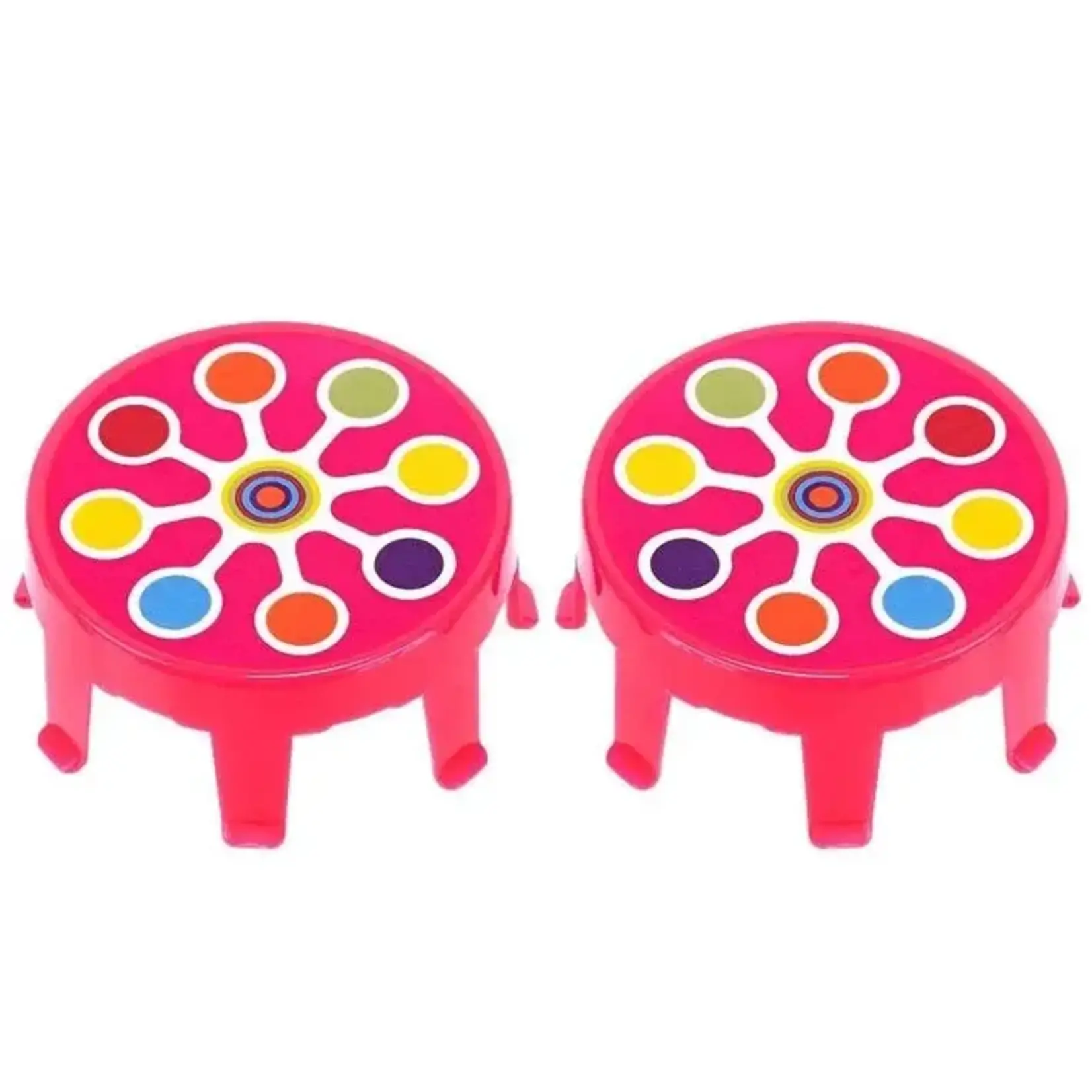 Micro Mobility Micro Whizzer Décoration Roues pour Trottinette Micro Neon Dots
