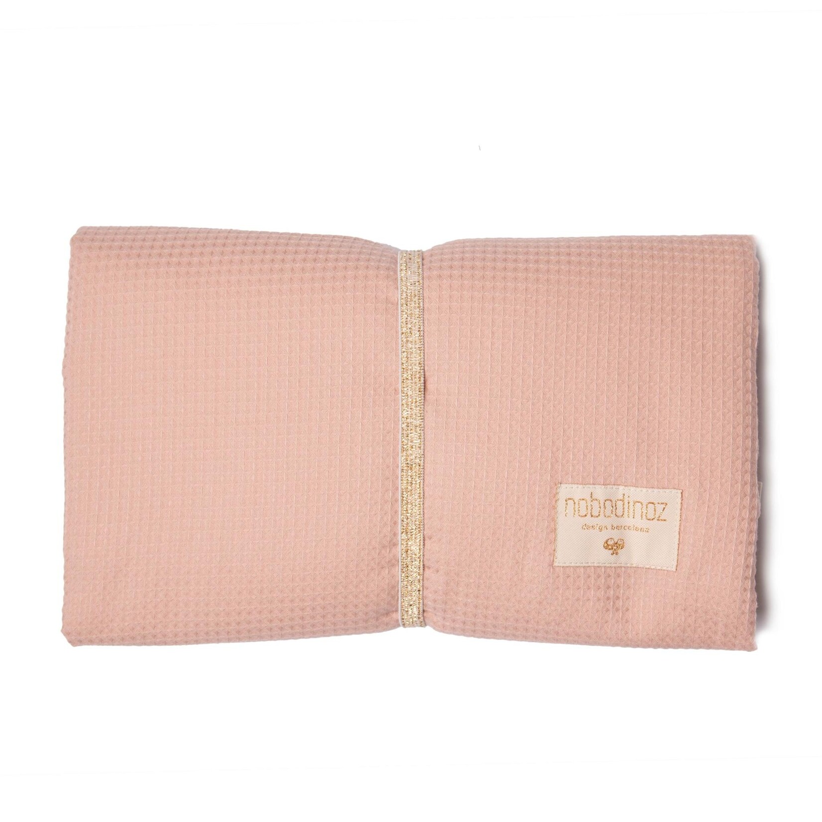 Nobodinoz Matelas A Langer Imperméable Mozart Misty Pink
