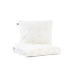 Nobodinoz Housse de Couette Himalaya Lit Junior 148x200CM Gold Bubble White