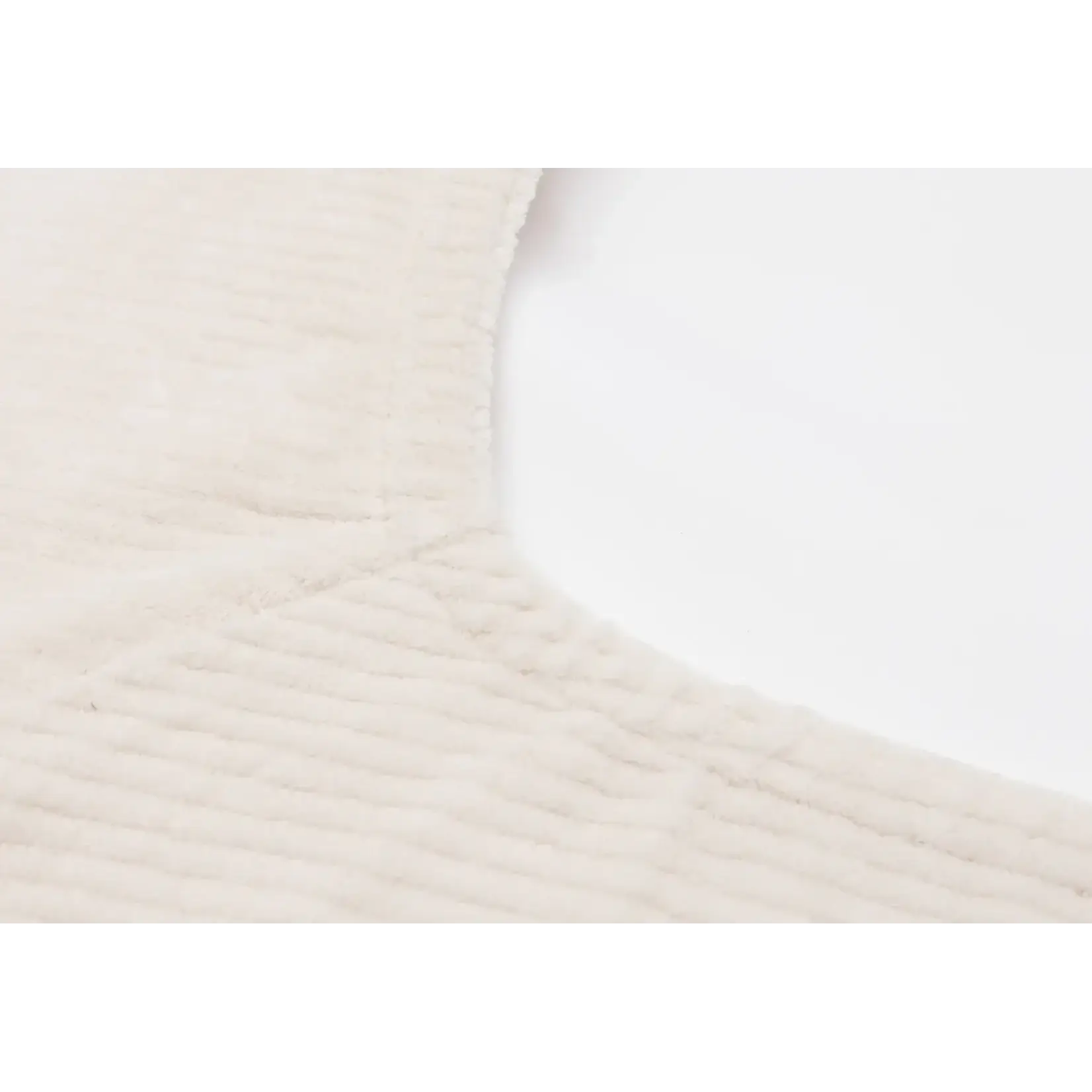 Jollein Housse Matelas A Langer 50x70CM Cloudy Rib - Oatmeal