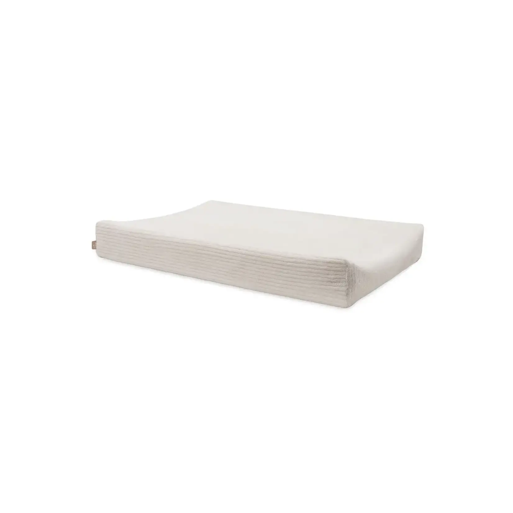 Jollein Housse Matelas A Langer 50x70CM Cloudy Rib - Oatmeal