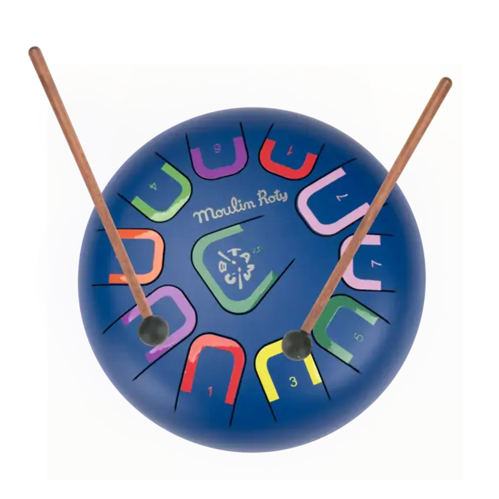 Moulin Roty Grand Tambour à Languettes Puce et Pilou - Dès 3A