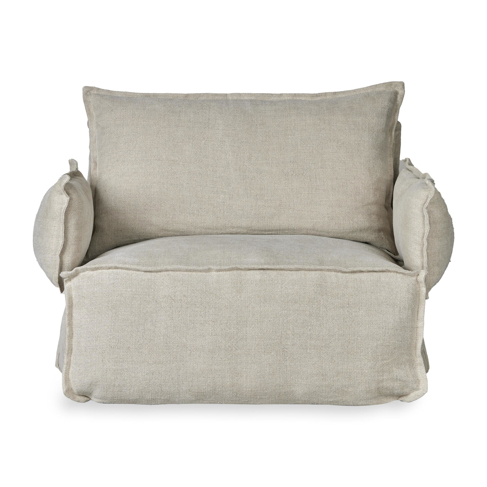 Quax Accoudoirs pour Fauteuil Linen Lounger Beige