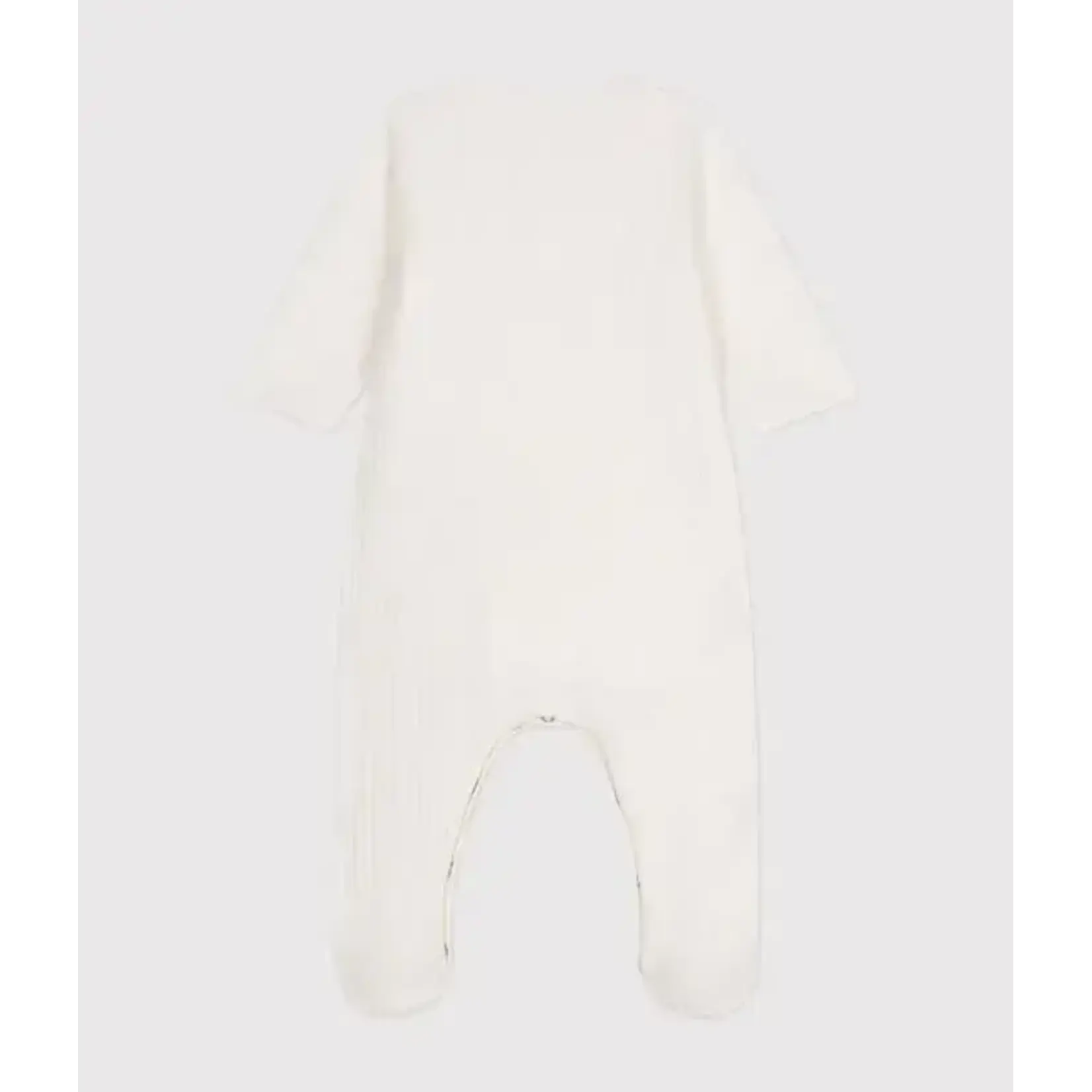 Petit Bateau Dors Bien Unisexe Bébé Hiver Velours Blanc Coeur Rouge N46