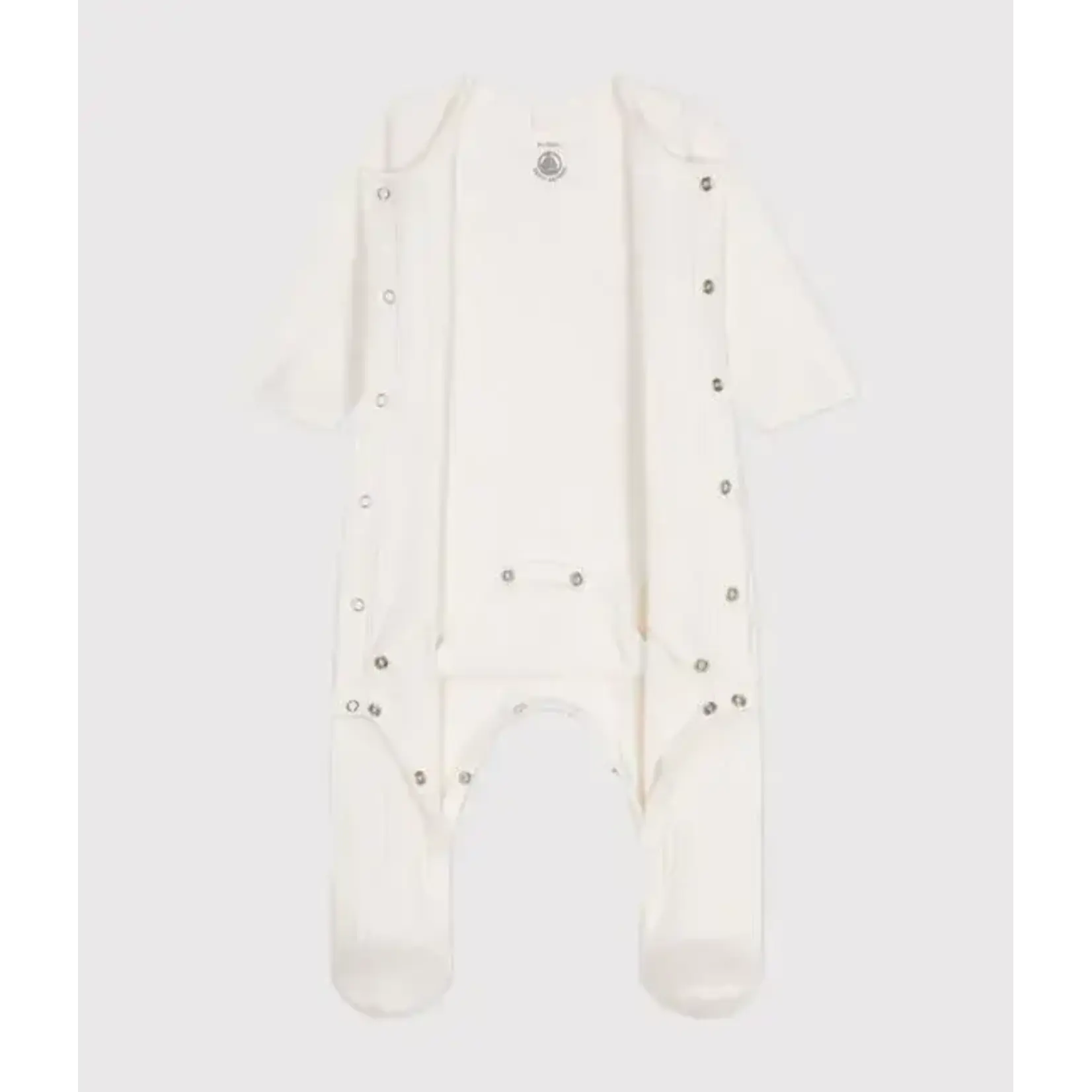 Petit Bateau Dors Bien Unisexe Bébé Hiver Velours Blanc Coeur Rouge N46