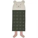 Liewood Klaus Calendrier de Noel Réutilisable Mr bear Hunter Green Multi Mix