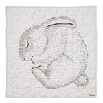 Couverture Quilted Baby Blanket White Lapin