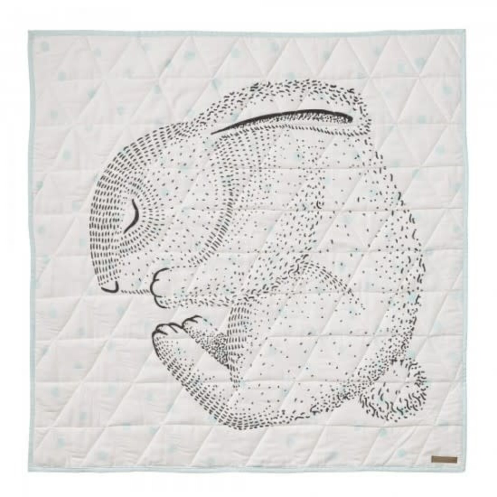 Couverture Quilted Baby Blanket White Lapin