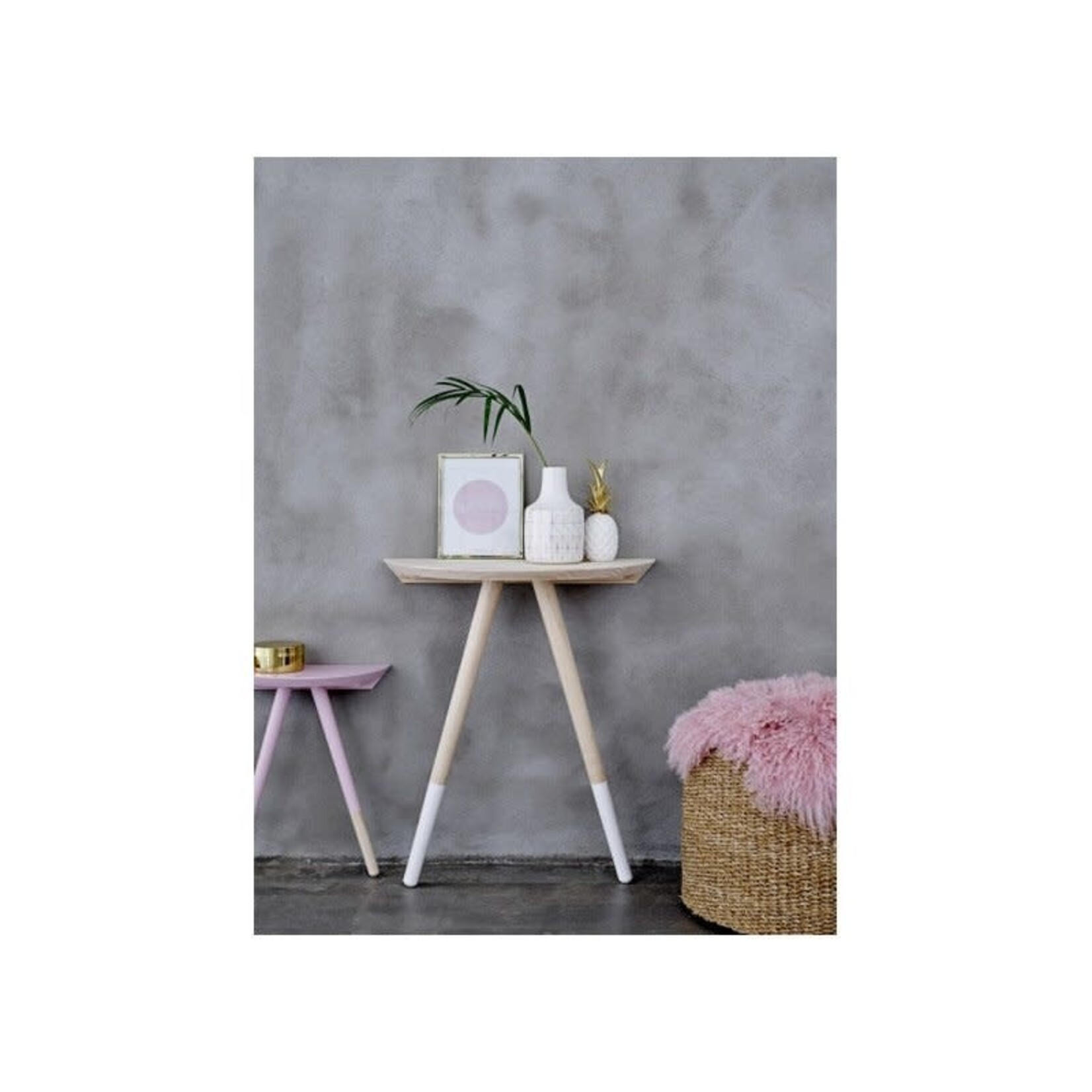 Table Semi Ronde Inn Nature Top  Offwhite