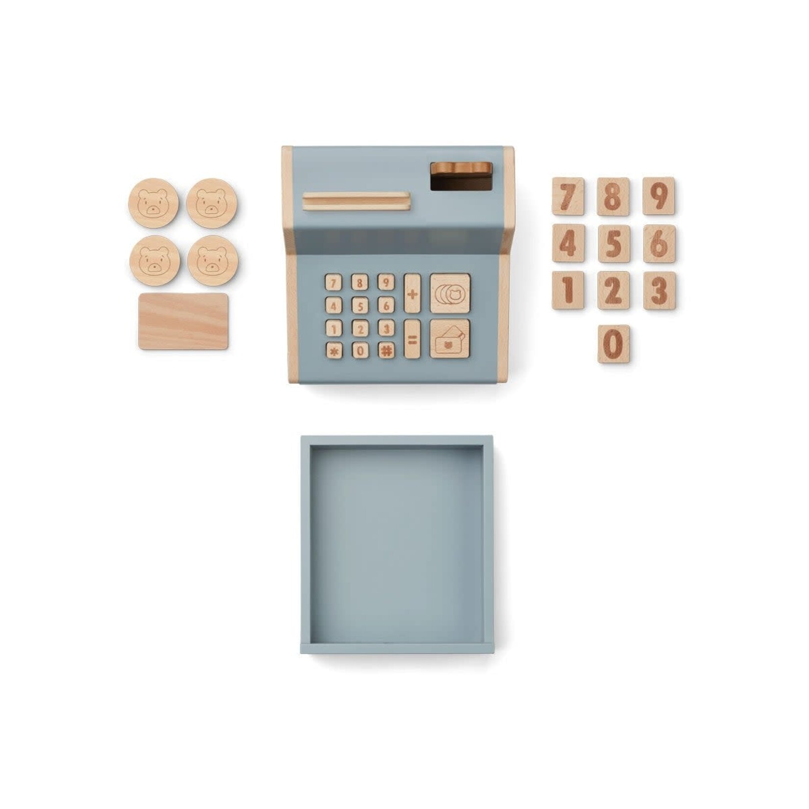 Liewood Caisse Enregistreuse pour Enfant Buck Blue fog multi mix