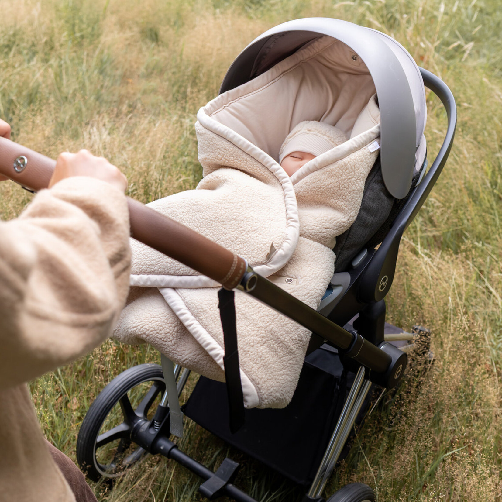 Bemini Biside Hiver Couverture Enveloppante Pady Tedy + Jersey 0-12M