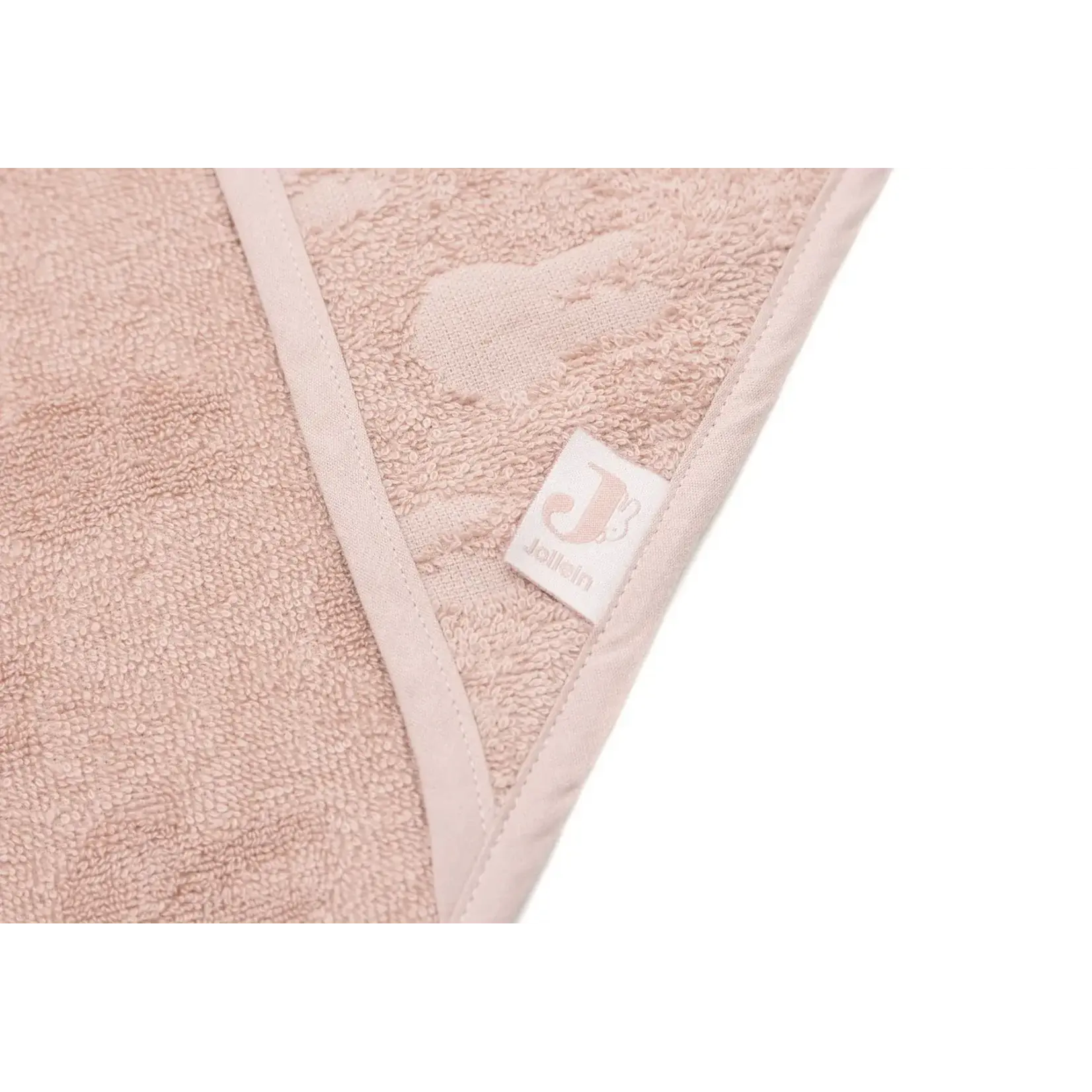 Jollein Cape de Bain Éponge 75x75cm Miffy Jacquard - Wild Rose