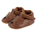 Donsje Chaussons Spark Classic Leather Bear Cognac