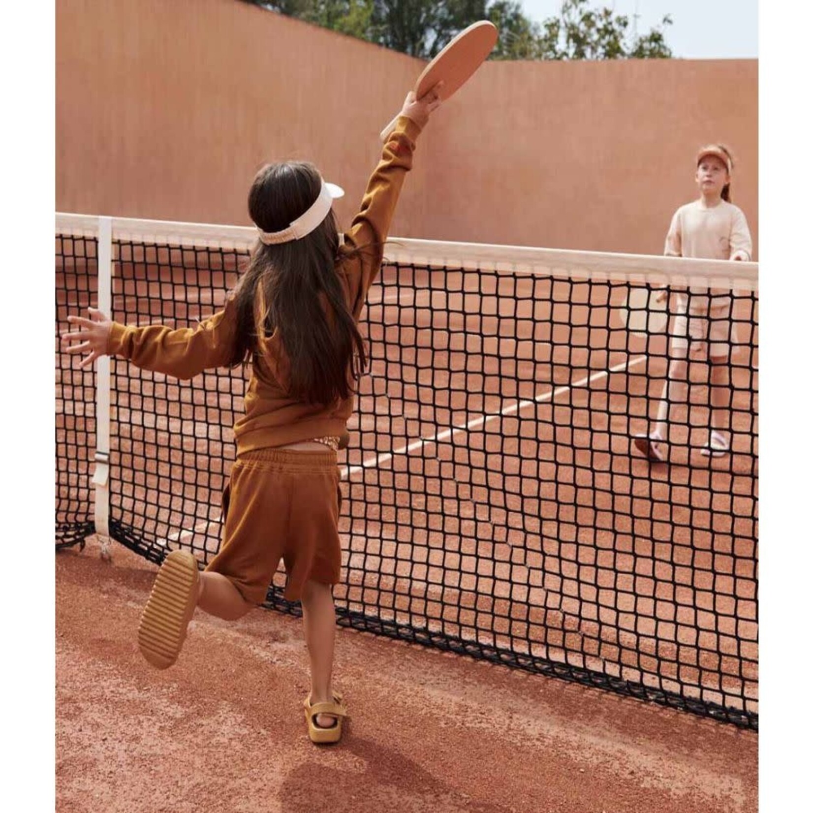 Liewood Set Tennis de Table Ping Pong en Bois John Tuscany Rose Golden Caramel