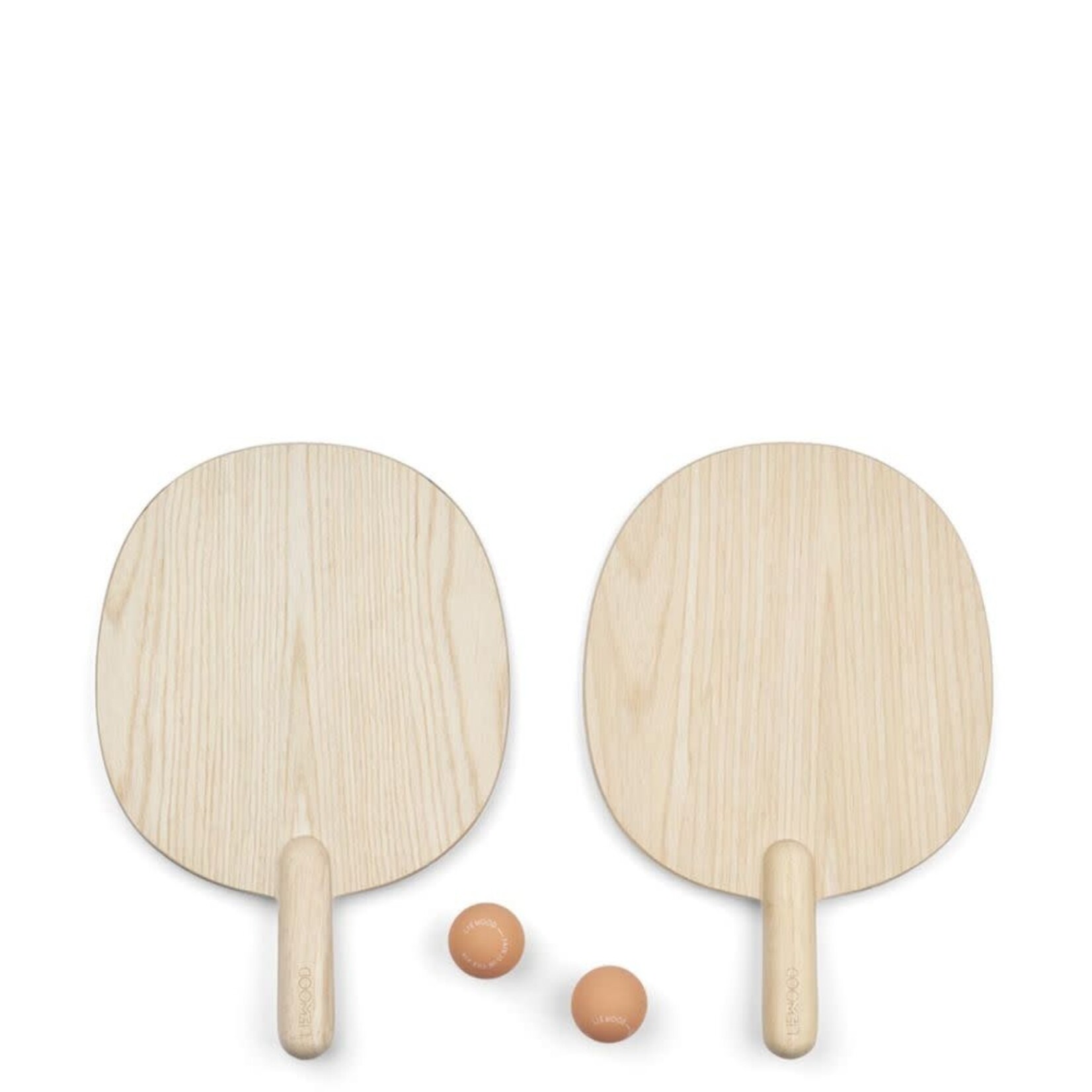 Liewood Set Tennis de Table Ping Pong en Bois John Tuscany Rose Golden Caramel