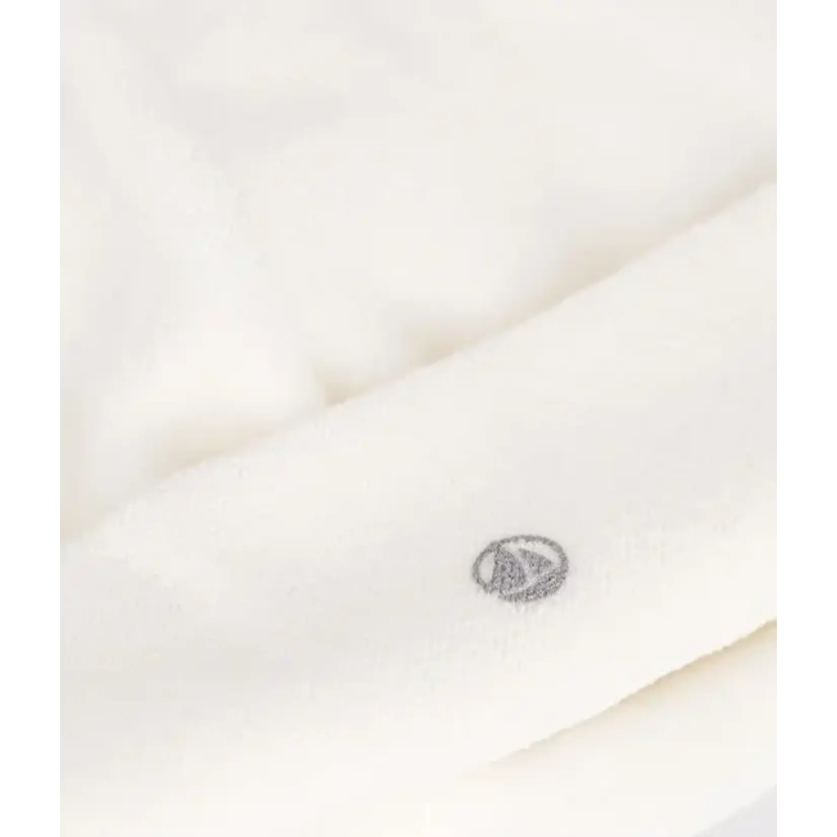 Petit Bateau Bonnet Naissance Bébé En Velours Blanc Marshmallow