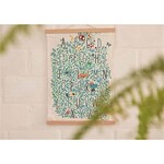 Lilliputiens Affiche Murale Jungle ABC