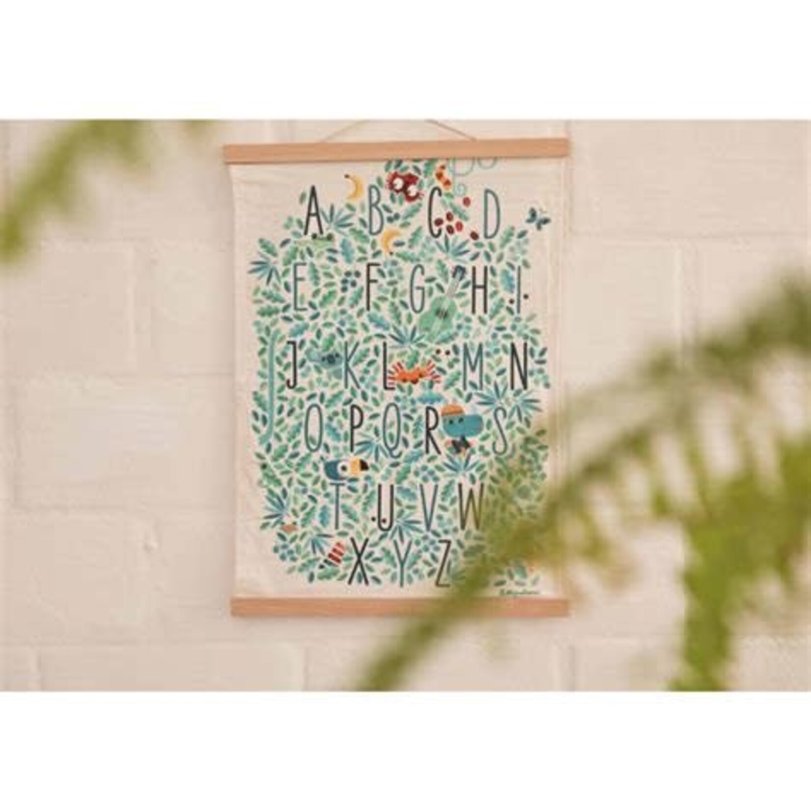 Lilliputiens Affiche Murale Jungle ABC