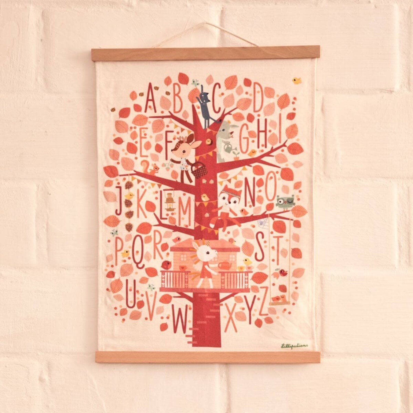 Lilliputiens Affiche Murale Foret ABC