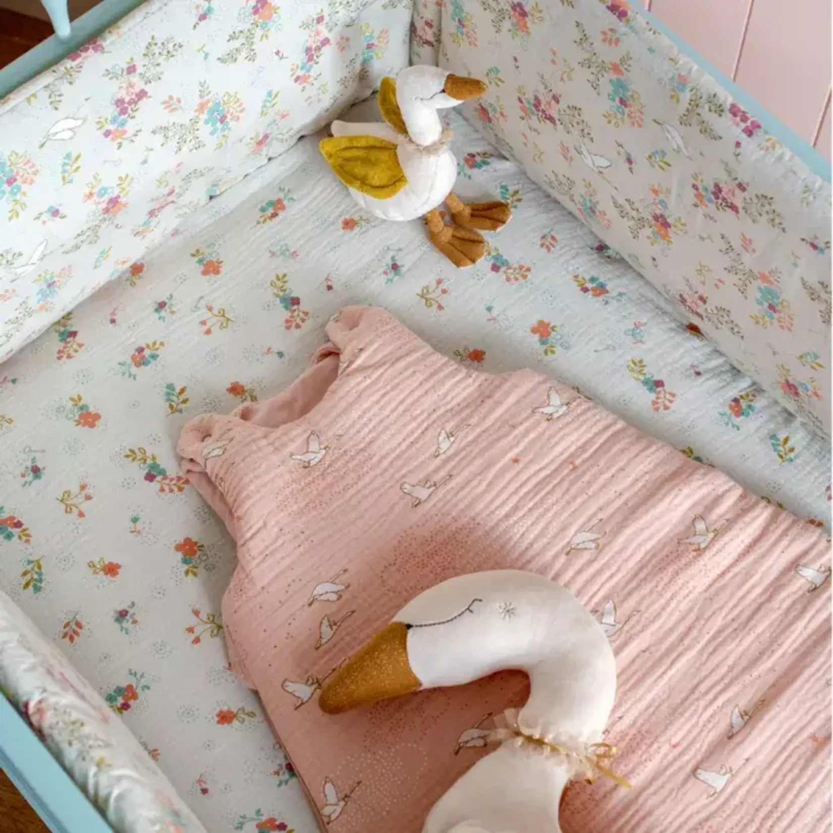 Moulin Roty Cygne Hochet Or La Petite Ecole de Danse - Dès 0M