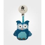 Sebra Jeu à Suspendre Crochet Clips Pour Poussette Hibou Bleu