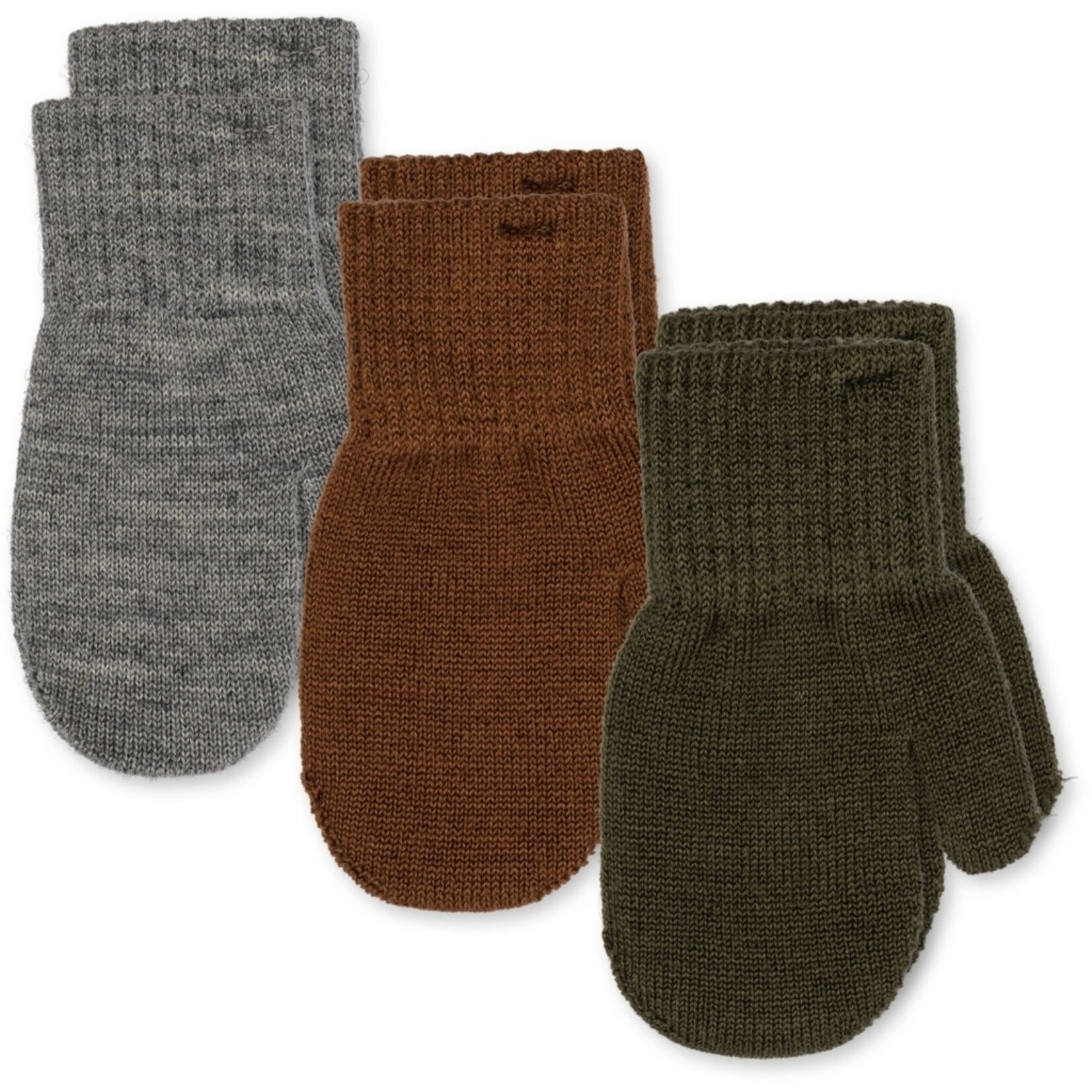 Kongessloejd Lot 3 Paires de Moufles Fille Hiver Bébé Magical Forest 6-18M