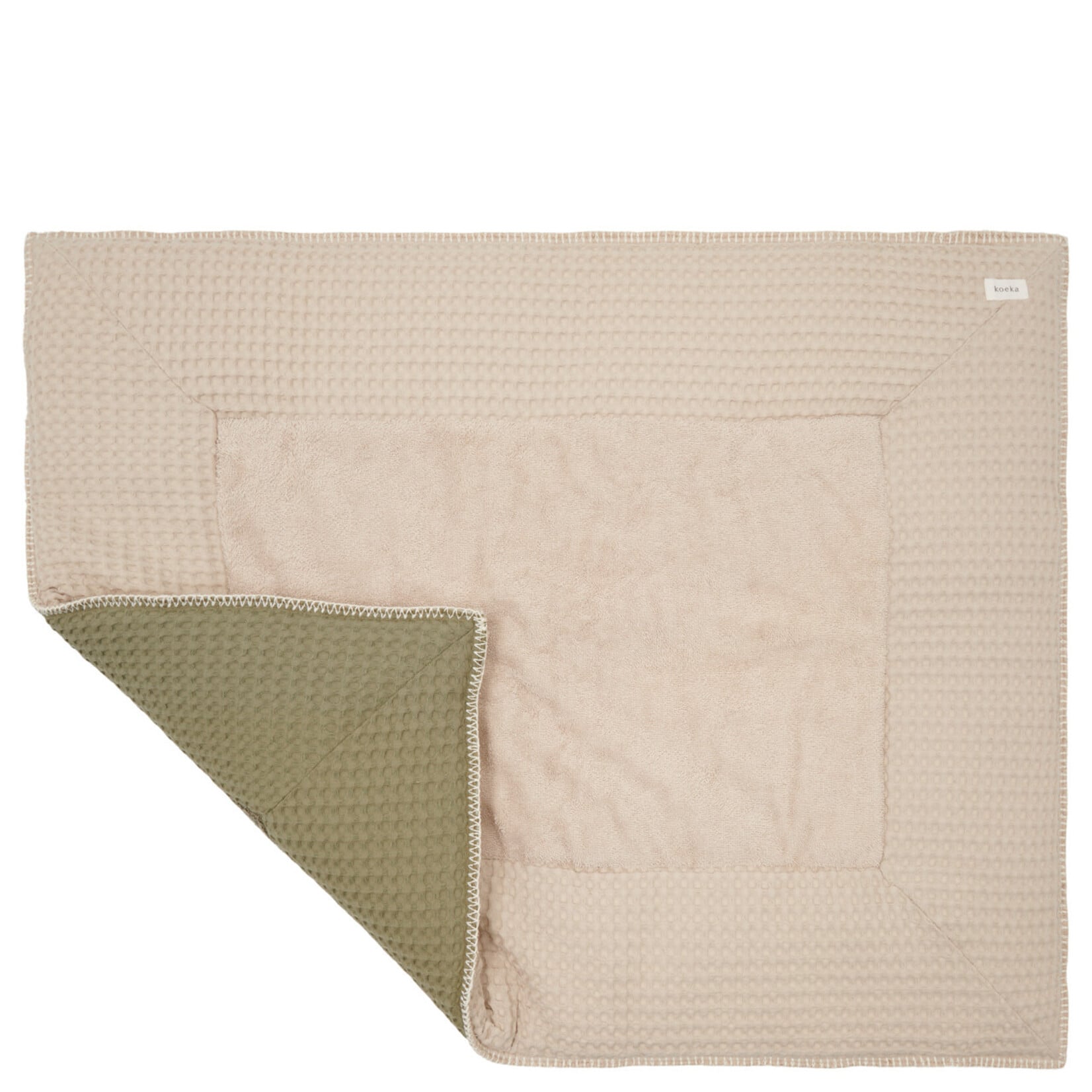 Koeka Tapis de Parc Gaufre Amsterdam 75x95 CM Sand Moss
