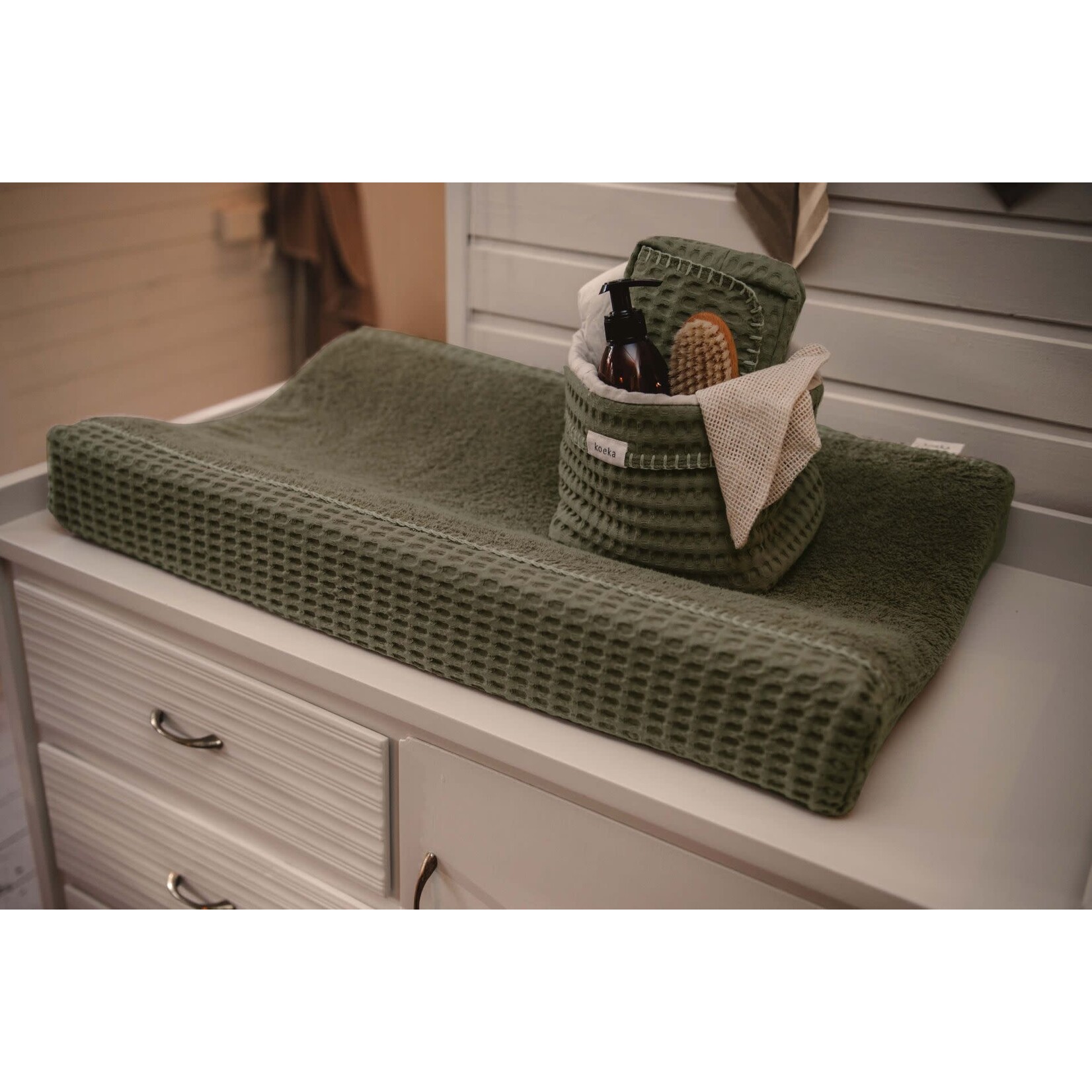 Koeka Housse Pour Matelas A Langer Amsterdam Moss 45x73 cm