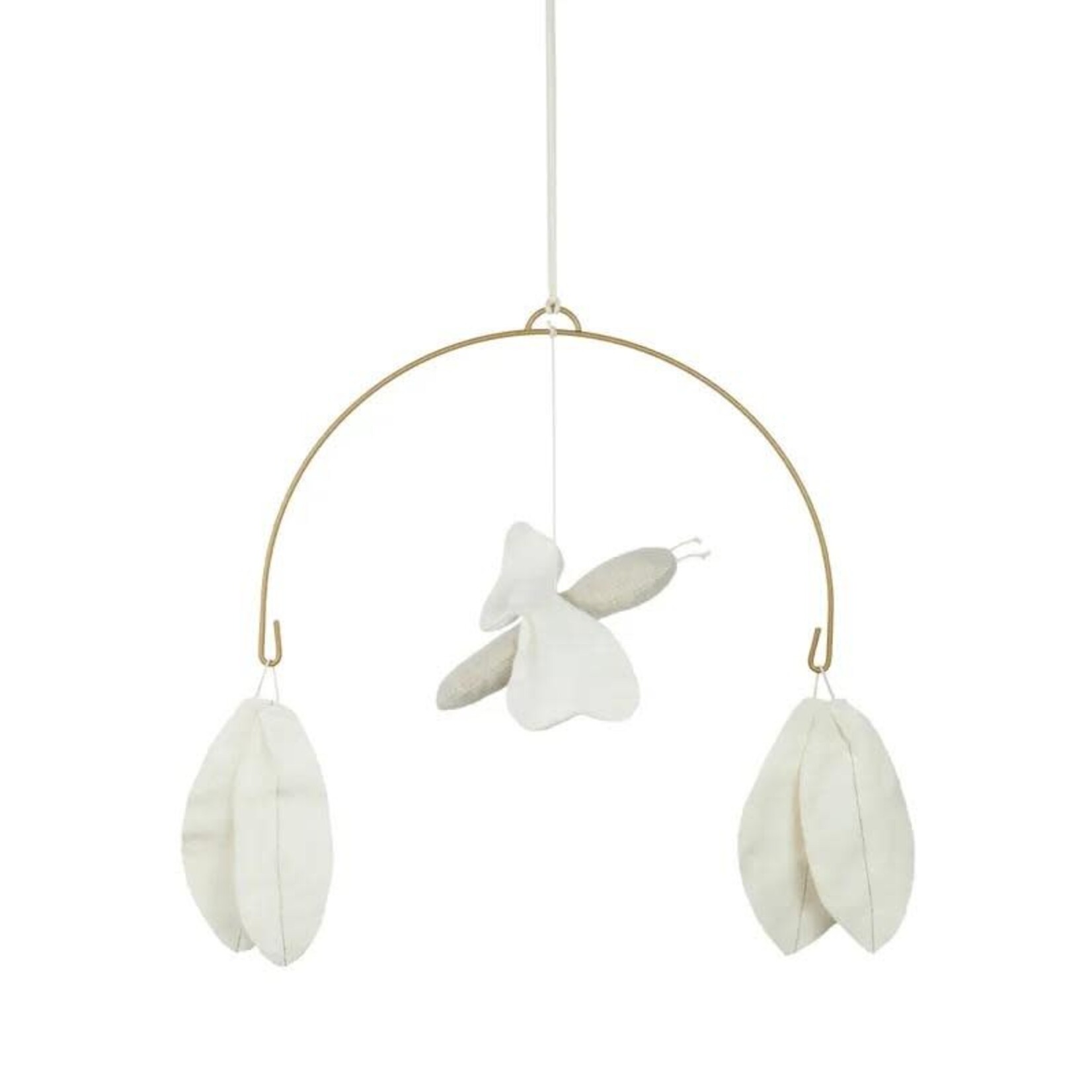 Nobodinoz Mobile Libellule Lin Français 31x38 cm Off White