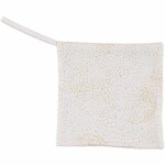 Nobodinoz Attache sucette dodo Gold Bubble White 19x19 cm